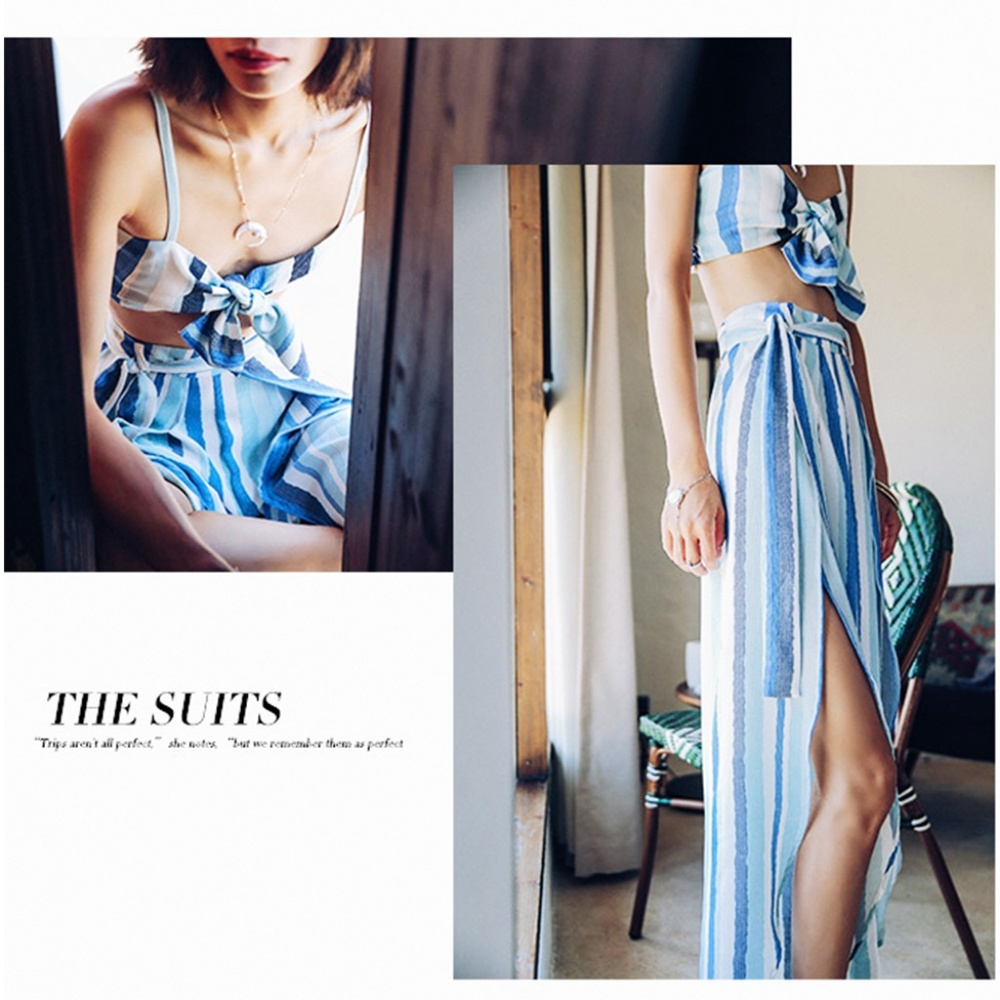 Blue Striped Set - Picture 7 of 8